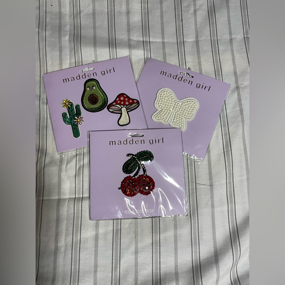 NWT Madden Girl Peel And Stick Patches-Lot of 3